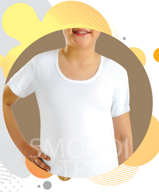 Al-Smoudi Tex 100% Cotton Boys' Crew Neck