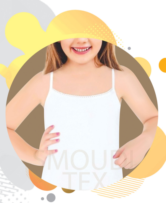 AlSmoudi Tex 100% Katoenen Meisjes Tops